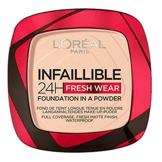 Base En Polvo L'oréal Paris Infaillible 24hs Fresh Wear Tono Rose Sand