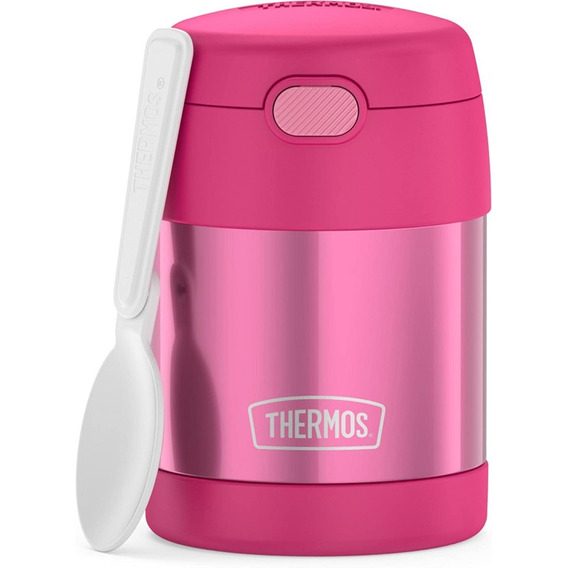 Termo Comida Niños Marca Thermos Funtainer 290 Ml Rosado Color Rosa