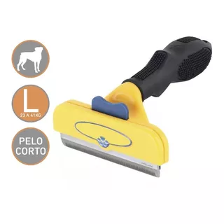 Cepillo Peine Perro Pelo Corto L Deslanador Premium Funamei Color