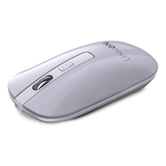 Mouse Inalambrico Dual Bluetooth Usb Recargable Linkon Para Mac Windows Notebook