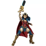 Mcfarlane Figura Mujer Maravilla Wonder Woman Articulada Dc Superman Multiverso Dark Nights Escala 18cm Original