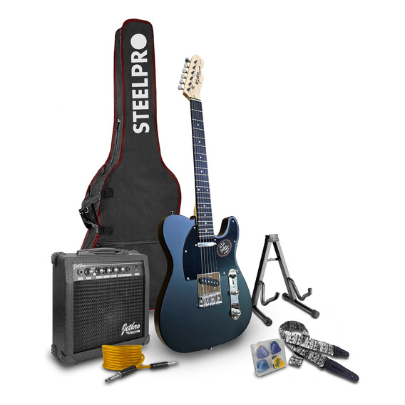 Paquete Guitarra Electrica Jethro Series By Steelpro 052-sk
