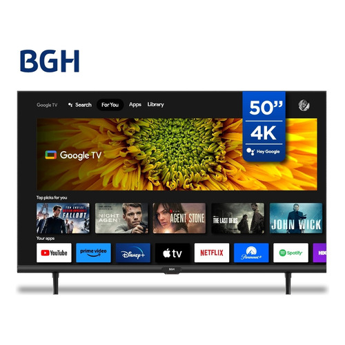 Smart TV BGH Google Tv 5023US6G LED 4K 50" 110V - 240V