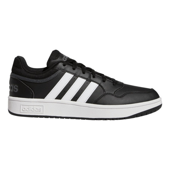 Tenis adidas Hombre Caballero Negro Casual Hoops 3 0