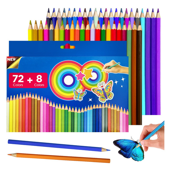 Lápices De 80 Colores De Profesional Arte Colore Lápiz Set