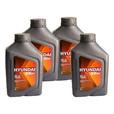 Aceite De Transmision 75w90 Gl-4 Marca Hyundai 4lts