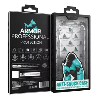 Case Clear Armor King Kong Atb Para iPhone 15 Pro 5g 6.1''