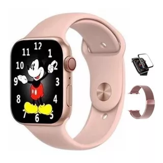 Relógio Smartwatch Feminino X8 Com 2pulseiras Faz Ligação Cor Da Caixa Rosa