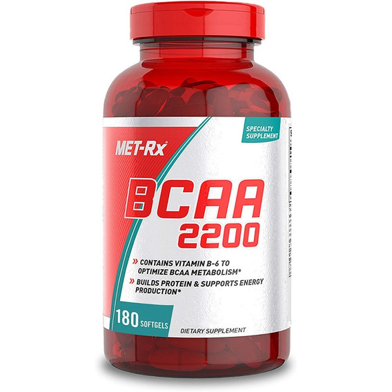 Aminoácidos Met-rx Bcaa 2200, 180 - - Unidad a $720