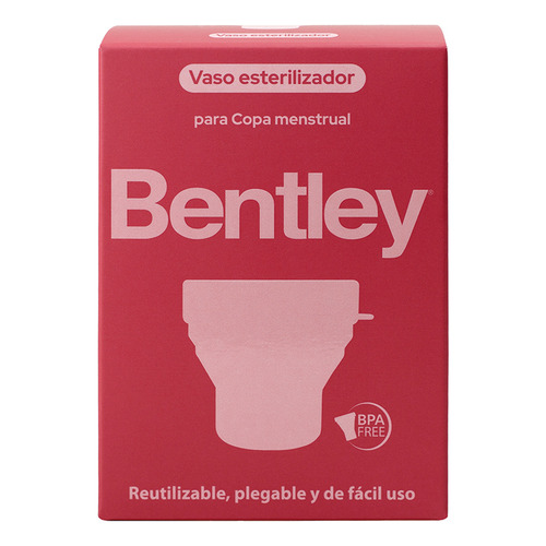 Vaso Esterilizador Copa Menstrual Bentley Libre De Bpa