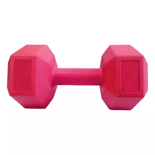 Mancuerna Hexagonal 5kg Pvc Rosa Body Pump Army Fitness