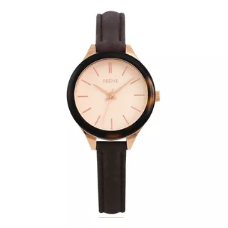 Reloj Prüne De Dama Pru-228-04 Malla Marron 