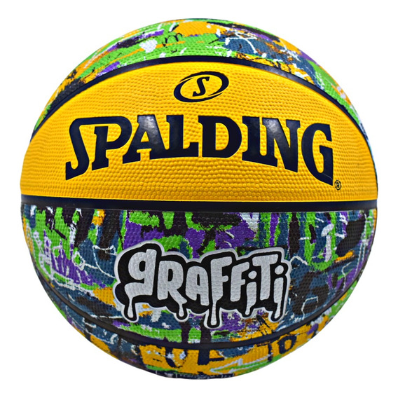 Balón Baloncesto Spalding Graffiti Colores #7 Original Unico