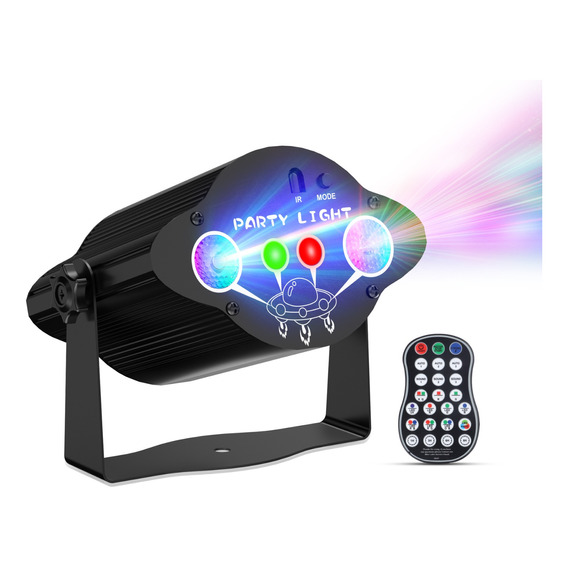 Dj Proyector De Luces Láser Estroboscopicas Rgb+uv Para