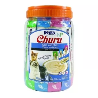 Frasco 50 Churu Snack Cremoso Gatos /ciao /inaba/boxcatchile