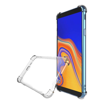 Funda Transparente Para Samsung J4 2018 / J4 Plus + Vidrio