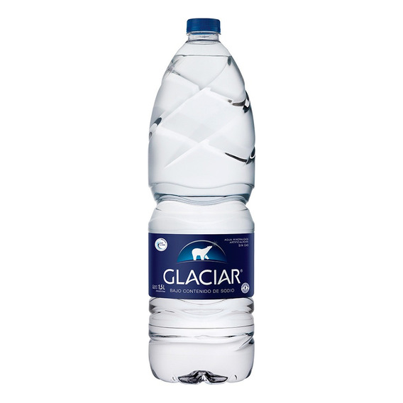 Agua mineral Glaciar  sin gas   botella  1.5 L  