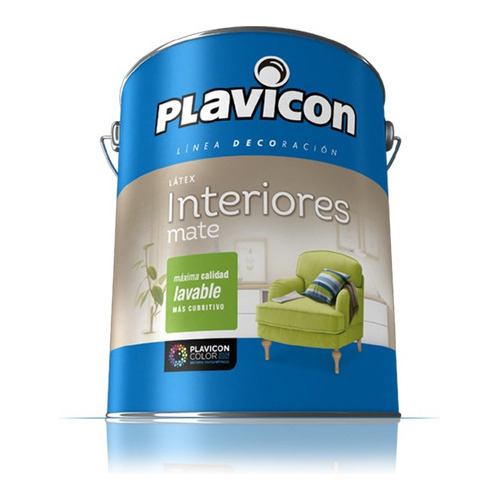 Latex Plavicon Interior Mate 10l Bco