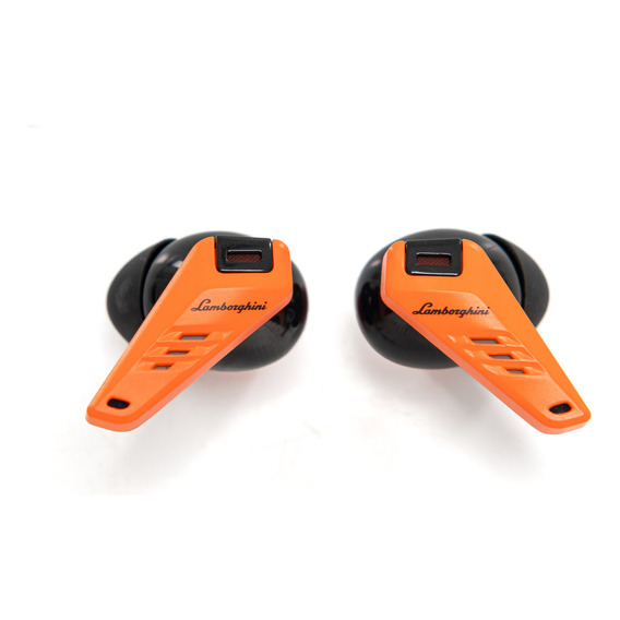 Auricular in ear Wireless Lamborghini Tws700 Naranja Bluetooth con estuche de carga