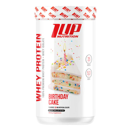 Whey Protein 2lbs - 1up Sabor Birthday Cake