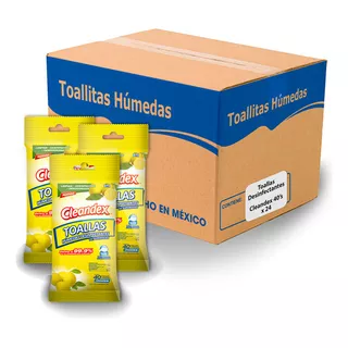 Toallas Desinfectantes Cleandex 40s X 24 Paq