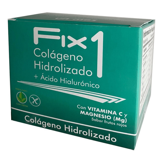 Colágeno Hidrolizado  + Acido Hialuronico Fix 1 200 Grs.