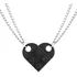 Collares Lego En Forma De Corazón Para Amigos - Acero  