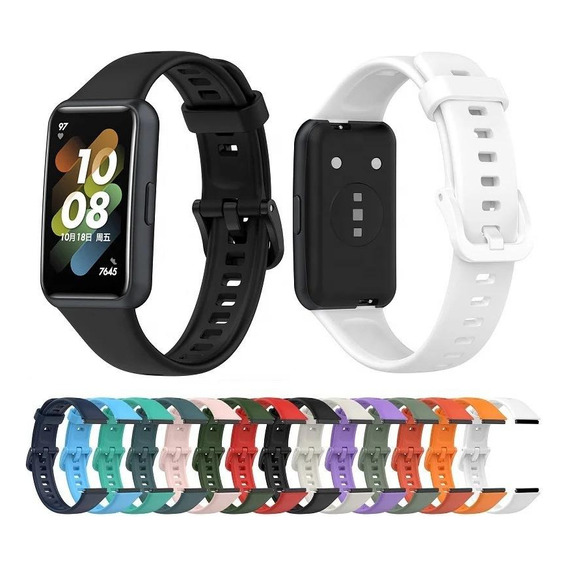 Correa Silicona Compatible Con Huawei Band 7 - Colores