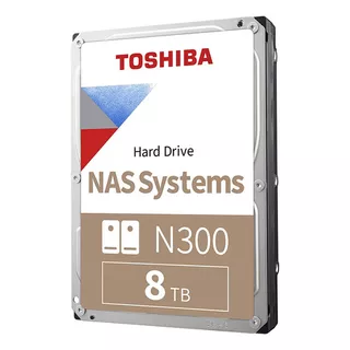 Disco Duro Interno Toshiba N300 Nas Har Drive 8tb 3.5 PuLG Color Plateado