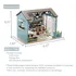 Tukiie Kit De Madera En Miniatura Para Casa De Muñecas Con M