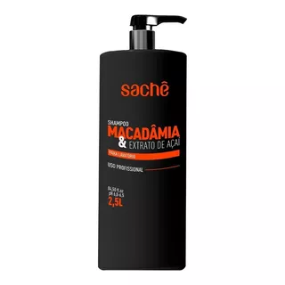 Shampoo Lavatório 2,5l Macadâmia & Extrato De Açaí Sachê