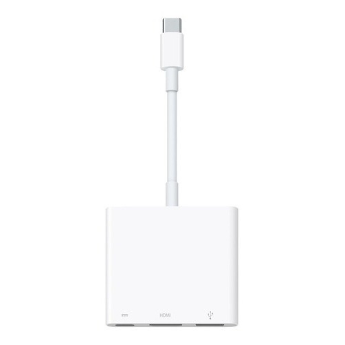 Cable usb tipo c Apple MUF82AM/A blanco con entrada USB Tipo C salida USB Tipo C, HDMI, USB - Distribuidor Autorizado