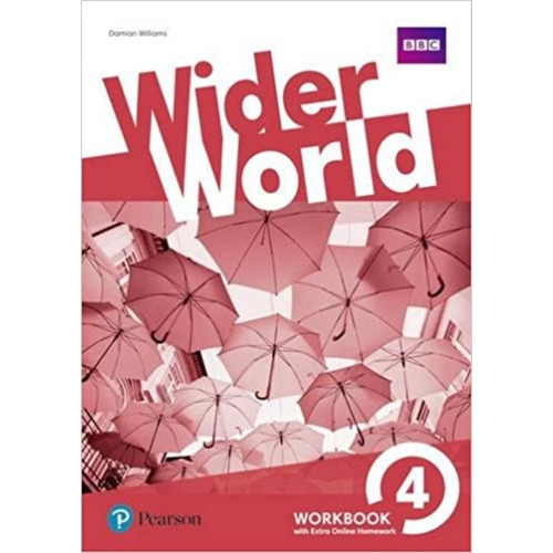 Pearson Wider World 4 Workbook British, De Bob Hastings., Vol. 3. Editorial Pearson, Tapa Blanda En Inglés, 2018