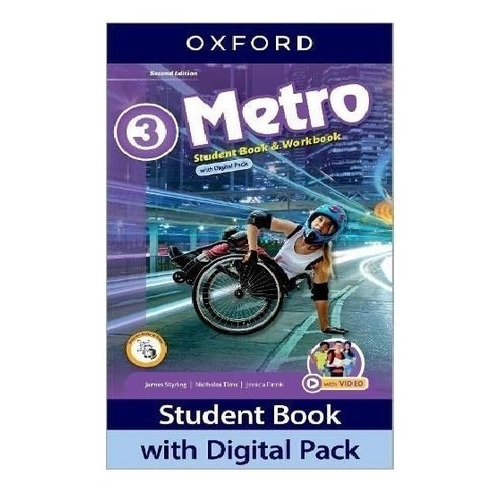 Metro 3 - Student Book And Workbook  - Oxford