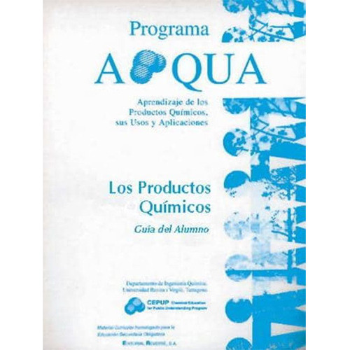 Guia Alumno Productos Químicos 1º Edicion, De Apqua. Editorial Reverte, Tapa Blanda En Español