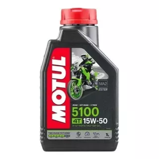 Aceite Para Motor Motul Semi-sintético 15w-50 Para Motos Y Cuatriciclos De 1 Unidad