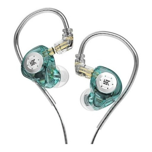 Audífonos in-ear gamer inalámbricos KZ Audio EDX Pro sin micrófono EDX cian