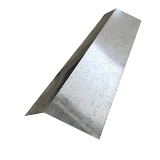 Rufo Cumeeira Galvanizado Corte 30cm (abas Desiguais)