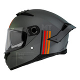 Casco Integral Mt Thunder 4 Sv Mil C2/visor Solar Interno