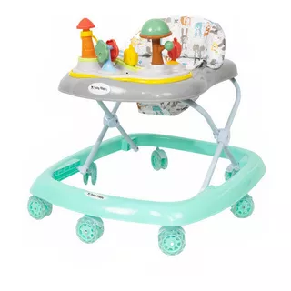 Andador Para Bebe Babyhappy Musical Arbolito Colores Pastel Color Verde