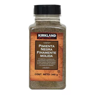 Pimienta Negra Finamente Molida Kirkland Signature 348 Gr