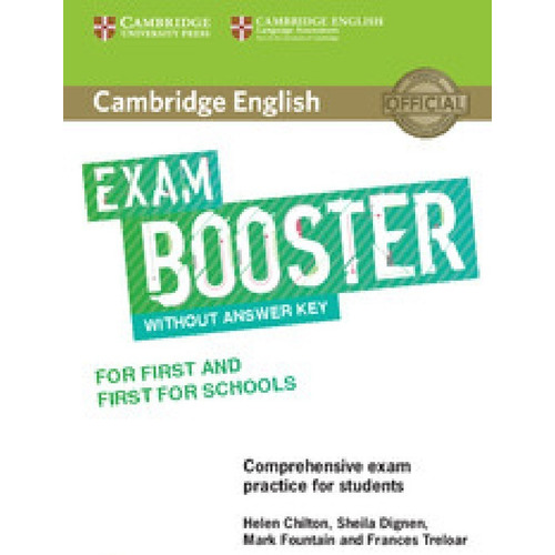 Cambridge English Exam Booster First -  St With Audio Kel Ed