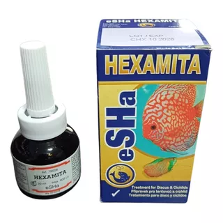 Hexamita 20ml Esha Tratamiento Peces Discus Cíclidos Acuario