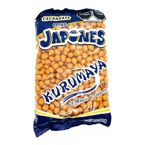 Cacahuates Japoneses Botana Kurumaya 900 Gramos