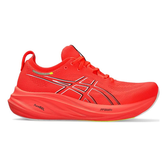 Tenis Asics Hombre Gel Nimbus 26 Rojo Running B794600