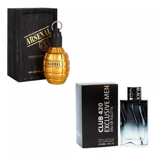 Perfume Importado Combo Arsenal Gold + Club 420 Black C/nfe