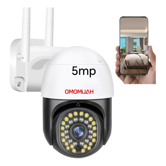 Cámara De Seguridad Wifi 5mp Vigilancia Halimomo Honor C18 