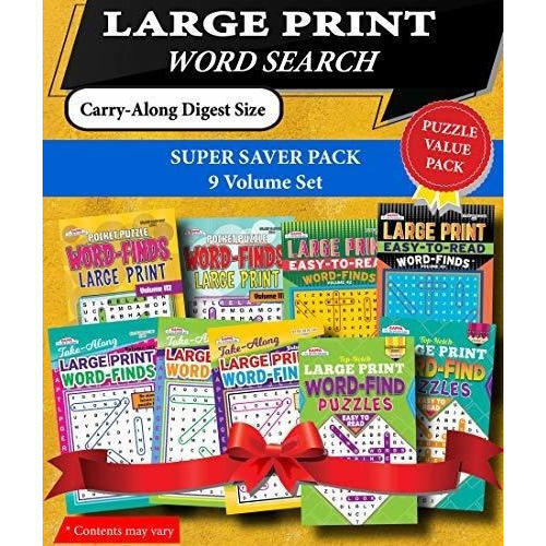 Kappa Super Saver Large Print Word Search Puzzle..., De Kappa Books Publish. Editorial Kappa Books Publishers En Inglés