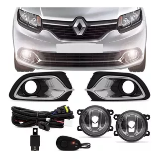 Kit Farol De Milha Renault Logan 2015 Em Diante