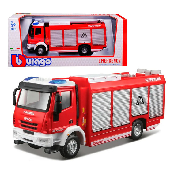 Camion De Emergencia Feuerwehr +3 Burago Febo